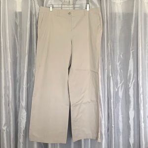 Wide leg chinos